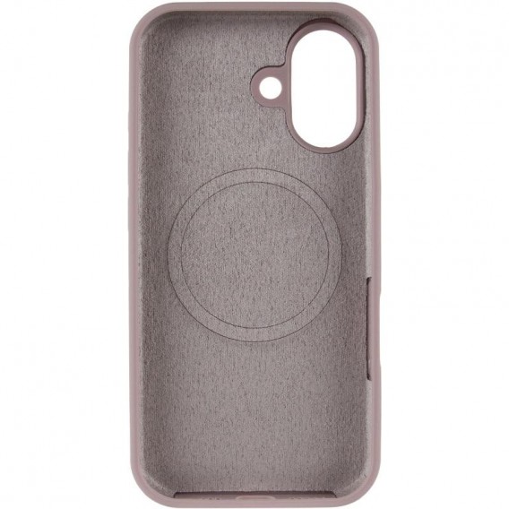 Чохол Silicone Case Full Protective (AA) V2 with MagSafe для Apple iPhone 17 (6.3") Сірий / Lavender