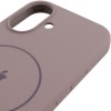 Чохол Silicone Case Full Protective (AA) V2 with MagSafe для Apple iPhone 17 (6.3") Сірий / Lavender