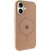 Чохол Silicone Case Full Protective (AA) V2 with MagSafe для Apple iPhone 17 (6.3") Бежевий / Desert Gold