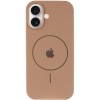 Чохол Silicone Case Full Protective (AA) V2 with MagSafe для Apple iPhone 17 (6.3") Бежевий / Desert Gold