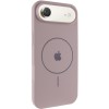 Чохол Silicone Case Full Protective (AA) V2 with MagSafe для Apple iPhone 17 Air (6.5") Сірий / Lavender