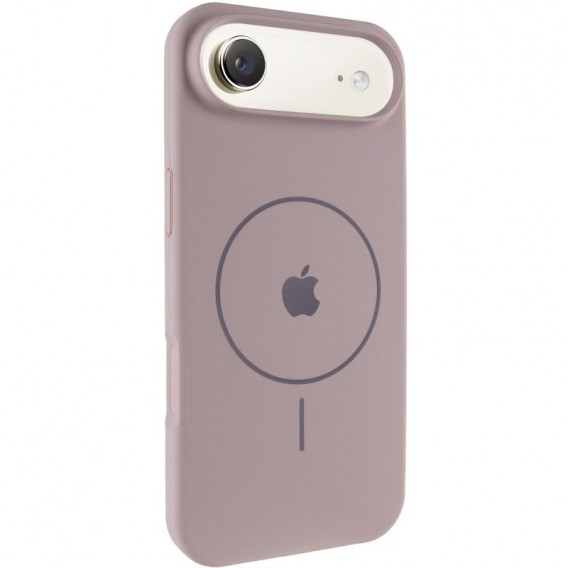 Чохол Silicone Case Full Protective (AA) V2 with MagSafe для Apple iPhone 17 Air (6.5") Сірий / Lavender