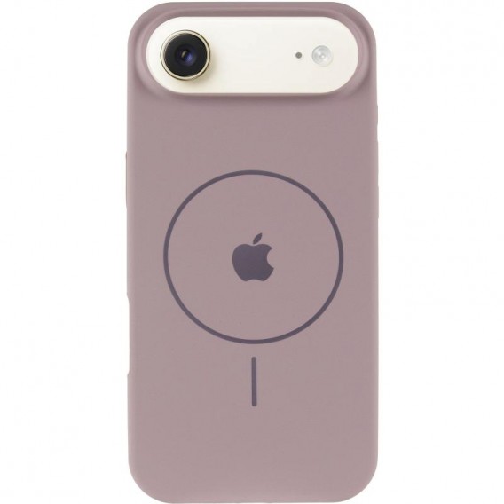 Чохол Silicone Case Full Protective (AA) V2 with MagSafe для Apple iPhone 17 Air (6.5") Сірий / Lavender