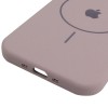 Чохол Silicone Case Full Protective (AA) V2 with MagSafe для Apple iPhone 17 Air (6.5") Сірий / Lavender