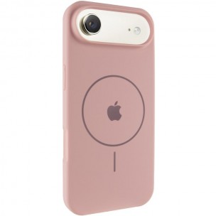 Чехол Silicone Case Full Protective (AA) V2 with MagSafe для Apple iPhone 17 Air (6.5 дюйма) Розовый / Pink Sand