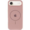 Чохол Silicone Case Full Protective (AA) V2 with MagSafe для Apple iPhone 17 Air (6.5") Рожевий / Pink Sand