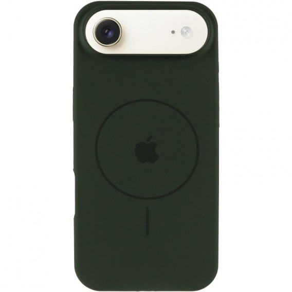 Чохол Silicone Case Full Protective (AA) V2 with MagSafe для Apple iPhone 17 Air (6.5") Зелений / Cyprus Green