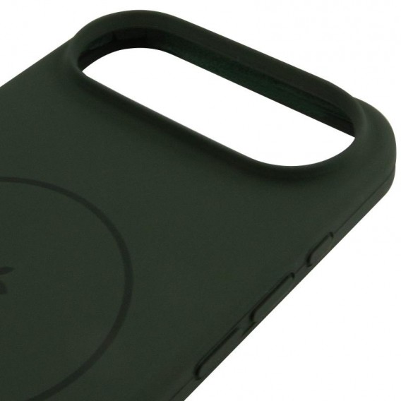 Чохол Silicone Case Full Protective (AA) V2 with MagSafe для Apple iPhone 17 Air (6.5") Зелений / Cyprus Green