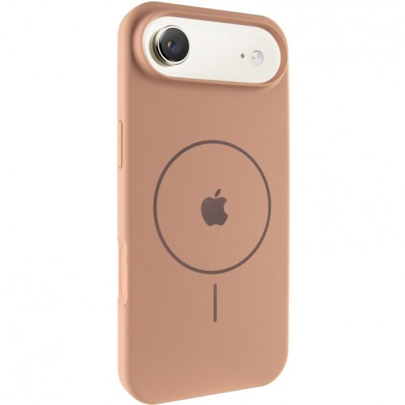 Чохол Silicone Case Full Protective (AA) V2 with MagSafe для Apple iPhone 17 Air (6.5") Бежевий / Desert Gold