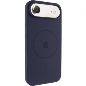 Чехол Silicone Case Full Protective (AA) V2 with MagSafe для Apple iPhone 17 Air (6.5 дюйма) Темно-синий / Midnight blue