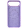 Чехол Silicone Case Full Protective (AA) V2 with MagSafe для Apple iPhone 17 Air (6.5") Сиреневый / Lilac