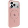 Чохол Silicone Case Full Protective (AA) V2 with MagSafe для Apple iPhone 17 Pro (6.3") Рожевий / Pink Sand
