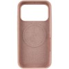 Чохол Silicone Case Full Protective (AA) V2 with MagSafe для Apple iPhone 17 Pro (6.3") Рожевий / Pink Sand