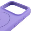 Чохол Silicone Case Full Protective (AA) V2 with MagSafe для Apple iPhone 17 Pro (6.3") Бузковий / Dasheen