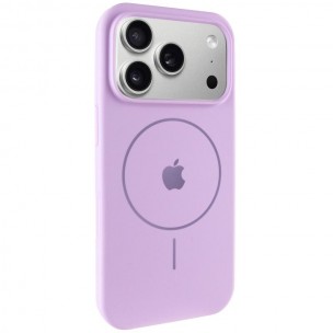 Чохол Silicone Case Full Protective (AA) V2 with MagSafe для Apple iPhone 17 Pro (6.3") Бузковий / Lilac