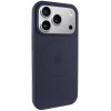Чохол Silicone Case Full Protective (AA) V2 with MagSafe для Apple iPhone 17 Pro (6.3") Темно-синій / Midnight blue