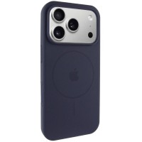 Чохол Silicone Case Full Protective (AA) V2 with MagSafe для Apple iPhone 17 Pro (6.3") Темно-синій / Midnight blue