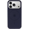 Чохол Silicone Case Full Protective (AA) V2 with MagSafe для Apple iPhone 17 Pro (6.3") Темно-синій / Midnight blue