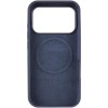 Чохол Silicone Case Full Protective (AA) V2 with MagSafe для Apple iPhone 17 Pro (6.3") Темно-синій / Midnight blue