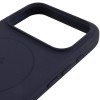 Чохол Silicone Case Full Protective (AA) V2 with MagSafe для Apple iPhone 17 Pro (6.3") Темно-синій / Midnight blue
