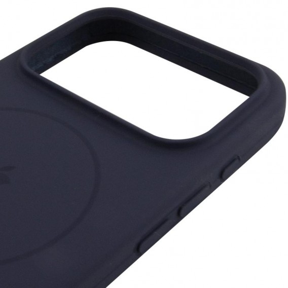 Чохол Silicone Case Full Protective (AA) V2 with MagSafe для Apple iPhone 17 Pro (6.3") Темно-синій / Midnight blue