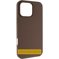 Чохол Silicone Case (AA) NO LOGO with MagSafe для Apple iPhone 17 Pro Max (6.9") Коричневий / Brown