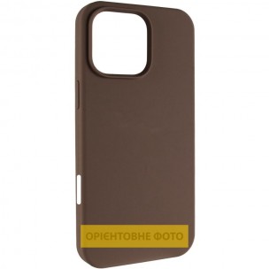Чохол Silicone Case (AA) NO LOGO with MagSafe для Apple iPhone 17 Pro Max (6.9") Коричневий / Brown