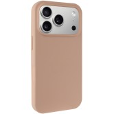 Чохол для iPhone 18 Pro Max / 17 Pro Max Silicone Case (AA) NO LOGO with MagSafe, силікон, Бежевий / Desert Gold