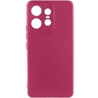 Чохол Silicone Cover Ummi Lakshmi Full Camera (AA) для Motorola Edge 50 Pro Бордовий / Marsala
