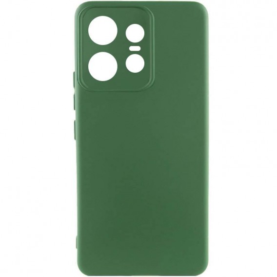 Чохол Silicone Cover Ummi Lakshmi Full Camera (AA) для Motorola Edge 50 Pro Зелений / Dark green