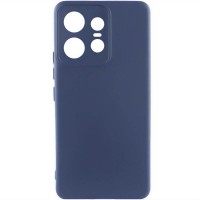 Чохол Silicone Cover Ummi Lakshmi Full Camera (AA) для Motorola Edge 50 Pro Синій / Midnight Blue