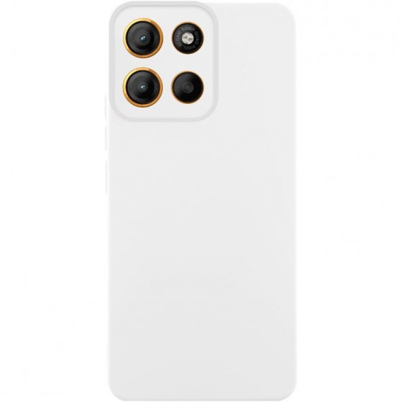 Чехол Silicone Cover Ummi Lakshmi Full Camera (AA) для Motorola Moto G75 5G Белый / White