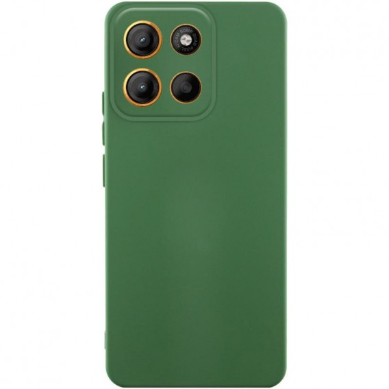 Чохол Silicone Cover Ummi Lakshmi Full Camera (AA) для Motorola Moto G75 5G Зелений / Dark green