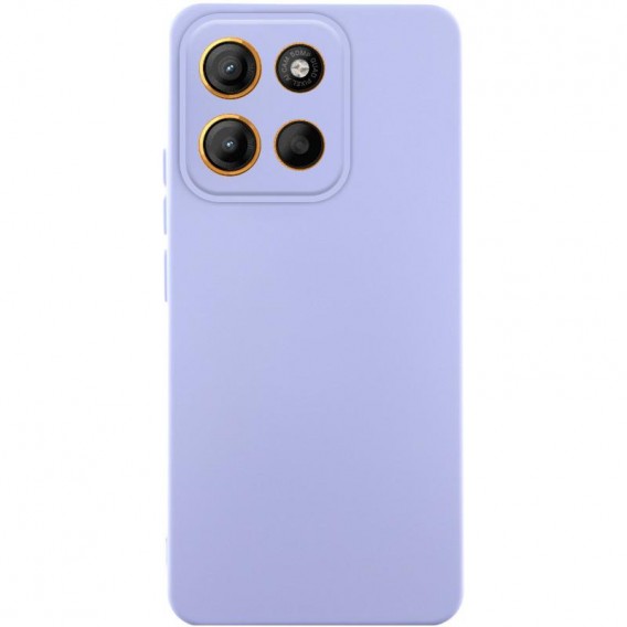 Чохол Silicone Cover Ummi Lakshmi Full Camera (AA) для Motorola Moto G75 5G Бузковий / Dasheen
