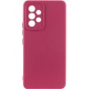 Чохол Silicone Cover Ummi Lakshmi Full Camera (AA) для Samsung Galaxy A13 4G Бордовий / Marsala