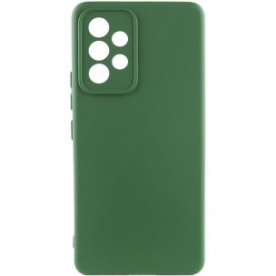 Чехол Silicone Cover Ummi Lakshmi Full Camera (AA) для Samsung Galaxy A32 4G Зеленый / Dark green