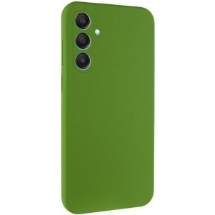 Чехол Silicone Cover Ummi Lakshmi Full Camera (AA) для Samsung Galaxy S24 FE Зеленый / Dark green