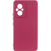 Чохол Silicone Cover Ummi Lakshmi Full Camera (AA) для Xiaomi Poco M5 Бордовий / Marsala