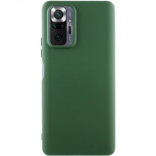 Чохол Silicone Cover Ummi Lakshmi (AA) для Xiaomi Redmi Note 10 Pro / 10 Pro Max Зелений / Dark green