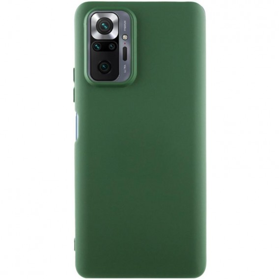 Чохол Silicone Cover Ummi Lakshmi (AA) для Xiaomi Redmi Note 10 Pro / 10 Pro Max Зелений / Dark green