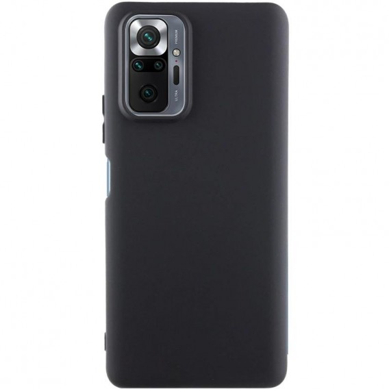 Чехол Silicone Cover Ummi Lakshmi (AA) для Xiaomi Redmi Note 10 Pro / 10 Pro Max Черный / Black