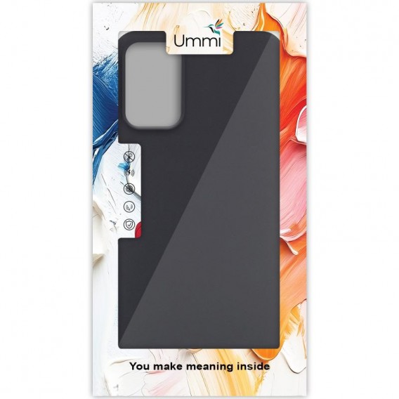 Чехол Silicone Cover Ummi Lakshmi (AA) для Xiaomi Redmi Note 10 Pro / 10 Pro Max Черный / Black