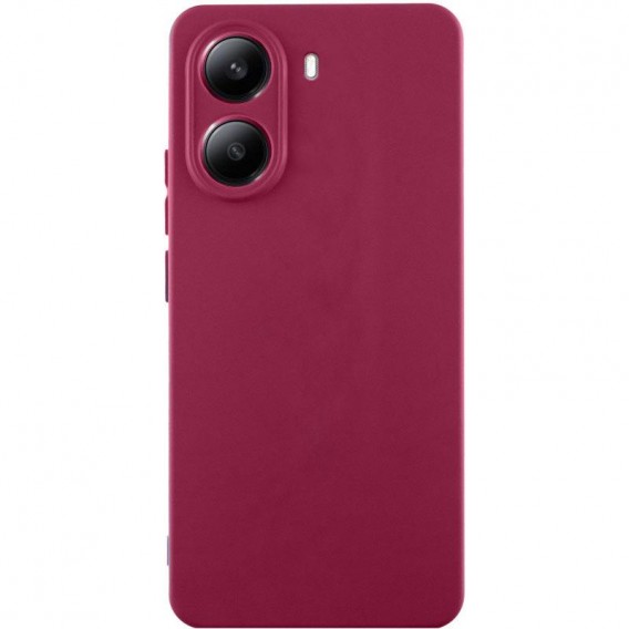 Чохол Silicone Cover Ummi Lakshmi Full Camera (AA) для Xiaomi Redmi Note 11 Pro 4G/5G Бордовий / Marsala
