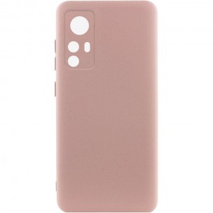 Чехол Silicone Cover Ummi Lakshmi Full Camera (AA) для Xiaomi Redmi Note 12S Розовый / Pink Sand