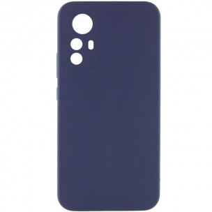 Чехол Silicone Cover Ummi Lakshmi Full Camera (AA) для Xiaomi Redmi Note 12S Синий / Midnight Blue