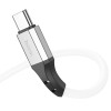 Дата кабель Hoco X86 Spear Type-C to Type-C 60W (1m) White