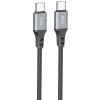 Дата кабель Hoco X86 Spear Type-C to Type-C 60W (1m) Black