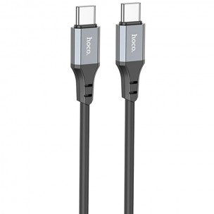 Дата кабель Hoco X86 Spear Type-C to Type-C 60W (1m) Black