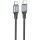 Дата кабель Hoco X86 Spear Type-C to Type-C 60W (1m) Black