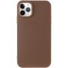 TPU чехол Carbon Protective with Magsafe для Apple iPhone 12 Pro / 12 (6.1 дюйма) Coffee